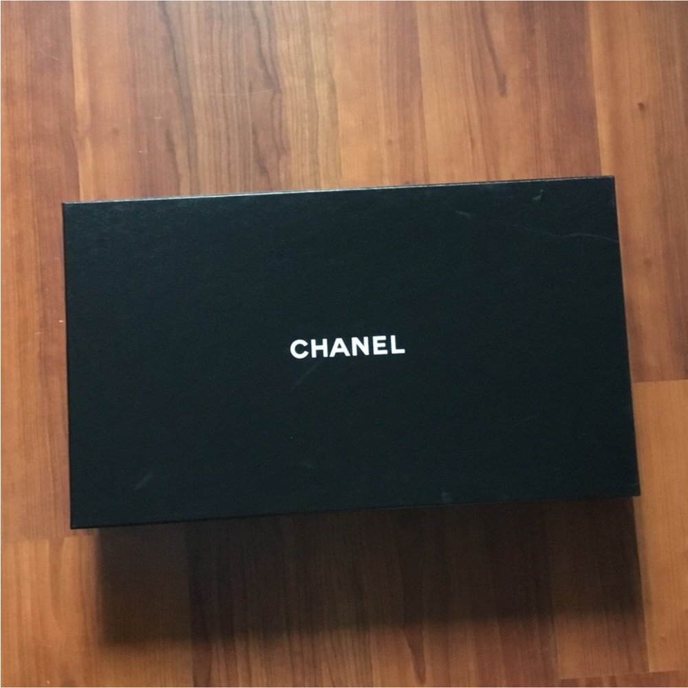 CHANEL EMPTY BOX NO BOOTS SOME PRINTED LOGO TISSUE SM BOOK CAMIL FLOWER